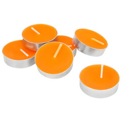 Свечи чайные ароматические в гильзе КОМПЛЕКТ 6 штук, до 3,5 часов горения, ассорти 4 аромата, LAIMA, 609977