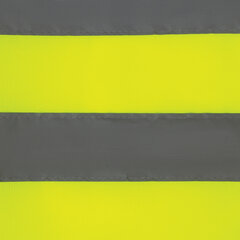 Жилет сигнальный, 2 светоотражающие полосы, ЛИМОННЫЙ, XXL (56-58), ГРАНДМАСТЕР, 610841