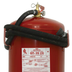 Огнетушитель порошковый ОП-35, ПЕРЕДВИЖНОЙ, АВСЕ(твердые в-ва, горючие жидкости и газы, электрооборудование до 1000В) закачной, МЕЛАНТИ