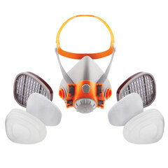Комплект защитный Jeta Safety 6500 (перчатки, полумаска, фильтр, предфильтр, держатель), размер М