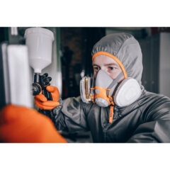 Полумаска фильтрующая Jeta Safety 6500, мягкий силиконовый материал, без фильтров, размер М