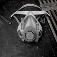 Полумаска фильтрующая Jeta Safety 5500P, обтюратор термопласт, без фильтров, размер L