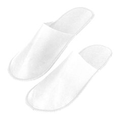 Тапочки одноразовые &laquo;Антикризисные&raquo; закрытые КОМПЛЕКТ 25 пар спанбонд, р. 37-42, белые, SMZ