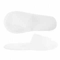 Тапочки одноразовые &laquo;Антикризисные&raquo; открытые КОМПЛЕКТ 25 пар спанбонд, р. 37-42, белые, SMZ
