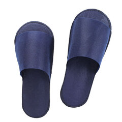 Тапочки одноразовые &laquo;Стандарт&raquo; открытые КОМПЛЕКТ 25 пар спанбонд, р. 37-42, синие, SMZ