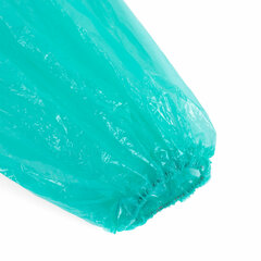 Дождевик-плащ на кнопках полиэтиленовый, универсальный размер 120&times;80 см, зеленый, SHAMAANI (ШАМААНИ), 610930