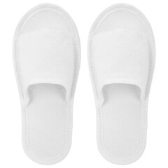 Тапочки одноразовые махровые &laquo;Классик&raquo; открытые, 1 пара, размер 38-42, белые, SMZ