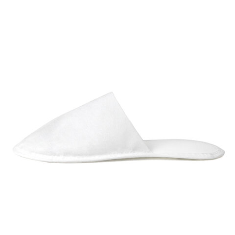 Тапочки одноразовые EVA Classic закрытые КОМПЛЕКТ 25 пар спанбонд + ЭВА, р. 37-42, белые, SMZ,шк3271