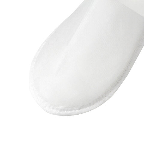 Тапочки одноразовые EVA Classic закрытые КОМПЛЕКТ 25 пар спанбонд + ЭВА, р. 37-42, белые, SMZ,шк3271