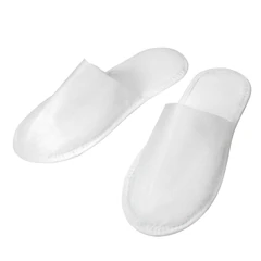 Тапочки одноразовые EVA Classic, закрытые, КОМПЛЕКТ 25 пар, спанбонд + ЭВА, размер 37-42, белые, SMZ