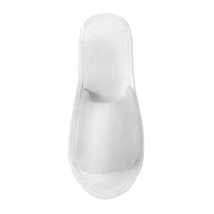 Тапочки одноразовые EVA Classic, открытые, КОМПЛЕКТ 25 пар, спанбонд + ЭВА, размер 37-42, белые, SMZ