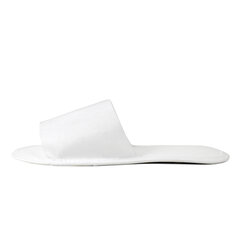 Тапочки одноразовые EVA Classic, открытые, КОМПЛЕКТ 25 пар, спанбонд + ЭВА, размер 37-42, белые, SMZ