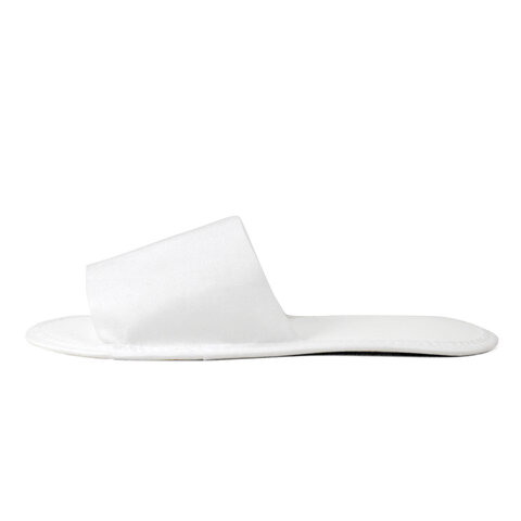 Тапочки одноразовые EVA Classic открытые КОМПЛЕКТ 25 пар спанбонд + ЭВА, р. 37-42, белые, SMZ,шк2700