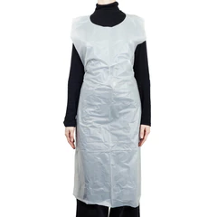 Фартуки полиэтиленовые, КОМПЛЕКТ 50 шт., одноразовые, УЛЬТРА, 81х125 см, 30 мкм, ELEGREEN