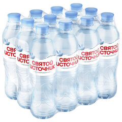 Вода негазированная питьевая СВЯТОЙ ИСТОЧНИК 0,5 л