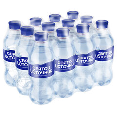 Вода ГАЗИРОВАННАЯ питьевая СВЯТОЙ ИСТОЧНИК 0,33 л