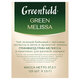 Чай GREENFIELD "Green Melissa" зеленый с мятой и мелиссой, 25 пакетиков в конвертах по 1,5 г