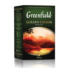 Чай листовой GREENFIELD &laquo;Golden Ceylon ОРА&raquo; черный цейлонский крупнолистовой 100 г