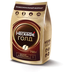 Кофе молотый в растворимом NESCAFE "Gold" 750 г, сублимированный