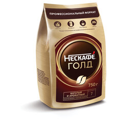 Кофе молотый в растворимом NESCAFE "Gold" 750 г, сублимированный