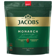 Кофе растворимый MONARCH Original, сублимированный, 500 г, мягкая упаковка
