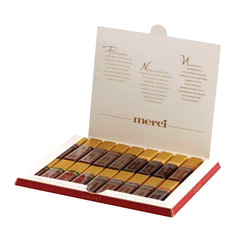 Конфеты MERCI ассорти из молочного и темного шоколада, 250 г, ГЕРМАНИЯ