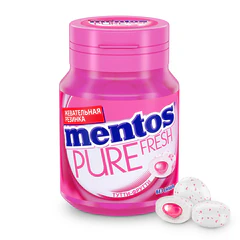 Жевательная резинка MENTOS Pure Fresh &laquo;Тутти-Фрутти&raquo; с экстрактом зеленого чая, 54 г