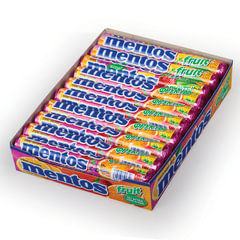 Жевательное драже MENTOS (Ментос) &laquo;Фруктовый&raquo;, 37 г