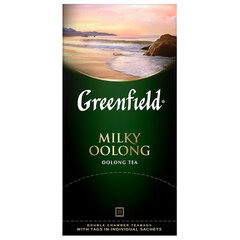 Чай GREENFIELD "Milky Oolong" улун с добавками, 25 пакетиков в конвертах по 2 г