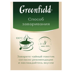 Чай GREENFIELD "Rich Camomile" травяной ромашковый, 25 пакетиков в конвертах по 1,5 г