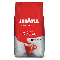 Кофе в зернах LAVAZZA "Qualita Rossa" 1 кг, ИТАЛИЯ, RETAIL