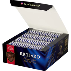 Чай RICHARD "Royal English Breakfast" черный, 100 пакетиков по 2 г