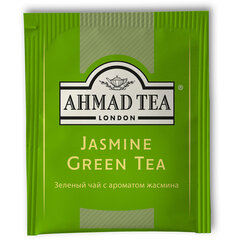 Чай AHMAD (Ахмад) "Jasmine Green Tea" зелёный с жасмином, 100 пакетиков в конвертах по 2 г