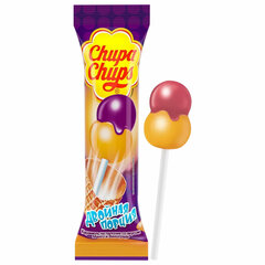 Карамель CHUPA CHUPS (Чупа-Чупс) двойная порция, ассорти 3-х вкусов, 17 г