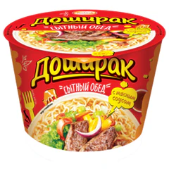 Лапша ДОШИРАК &laquo;Сытный обед&raquo; со вкусом говядины, 110 г