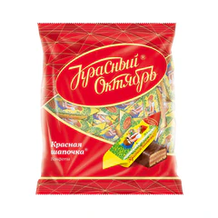 Конфеты шоколадные КРАСНЫЙ ОКТЯБРЬ "Красная шапочка", 250 г, пакет, КО03926
