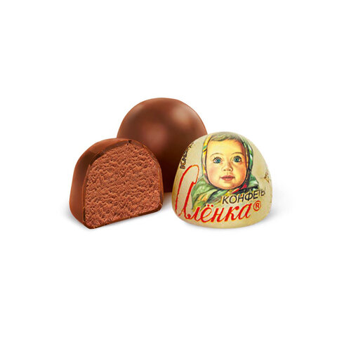 Конфеты шоколадные КРАСНЫЙ ОКТЯБРЬ "Аленка", крем-брюле, купол, 250 г, пакет, КО08238