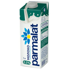 Молоко PARMALAT жирность 0,5%, 1 л, ультрапастеризованное