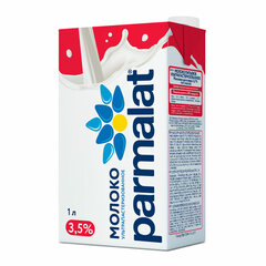 Молоко PARMALAT жирность 3,5%, 1 л, ультрапастеризованное