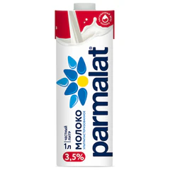 Молоко PARMALAT жирность 3,5%, 1 л, ультрапастеризованное