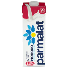 Молоко PARMALAT жирность 3,5%, 1 л, ультрапастеризованное