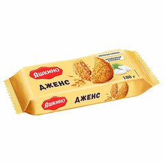 Печенье ЯШКИНО &laquo;Дженс&raquo;, сдобное, со злаками и кокосовой стружкой, 180 г