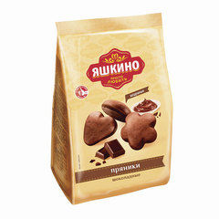 Пряники ЯШКИНО &laquo;Шоколадные&raquo; мягкие в двойной глазури, 350 г
