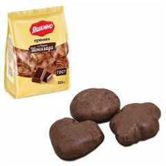 Пряники ЯШКИНО &laquo;Шоколадные&raquo; мягкие в двойной глазури, 350 г