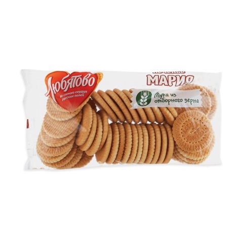 Печенье ЛЮБЯТОВО "Мария", традиционное, затяжное, 500 г, в спайке, 7200029000_540 - фото 2