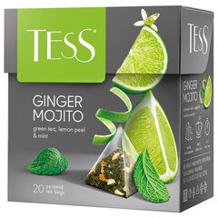 Чай TESS &laquo;Ginger Mojito&raquo; зеленый с ароматом мяты, цедрой лимона, имбирем, 20 пирамидок по 1,8 г