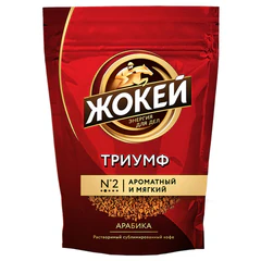 Кофе растворимый ЖОКЕЙ &laquo;Триумф&raquo; 450 г, сублимированный