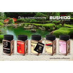 Кофе растворимый BUSHIDO "Original" 100 г, стеклянная банка, сублимированный, ШВЕЙЦАРИЯ