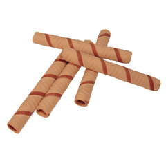 Вафельные трубочки СЕМЕЙКА ОЗБИ со вкусом шоколада, 650 г, гофрокороб