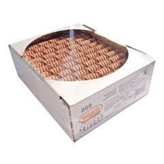 Вафельные трубочки СЕМЕЙКА ОЗБИ со вкусом шоколада, 650 г, гофрокороб